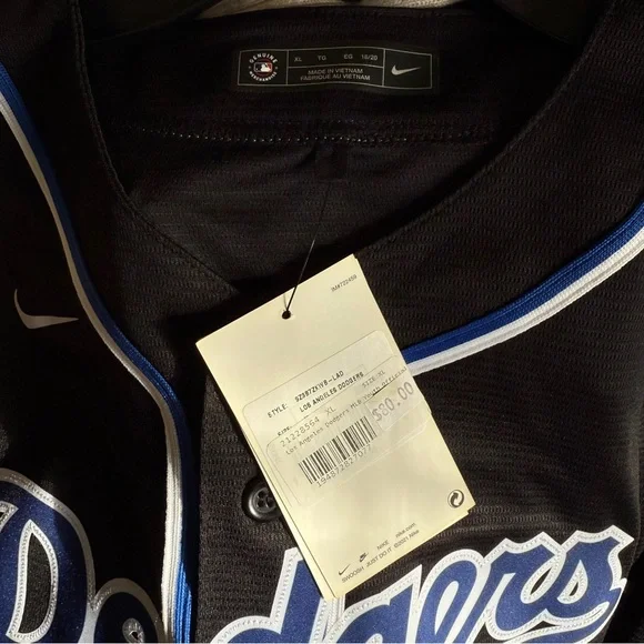 🆕 Nike Los Angeles Dodgers Youth Official Jersey - Picture 5 of 5